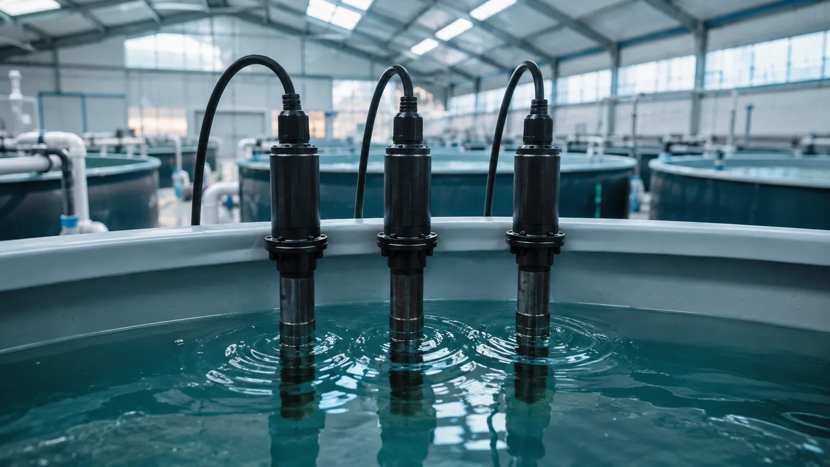 Ammonia, Nitrite and Nitrate Sensors for Aquaculture