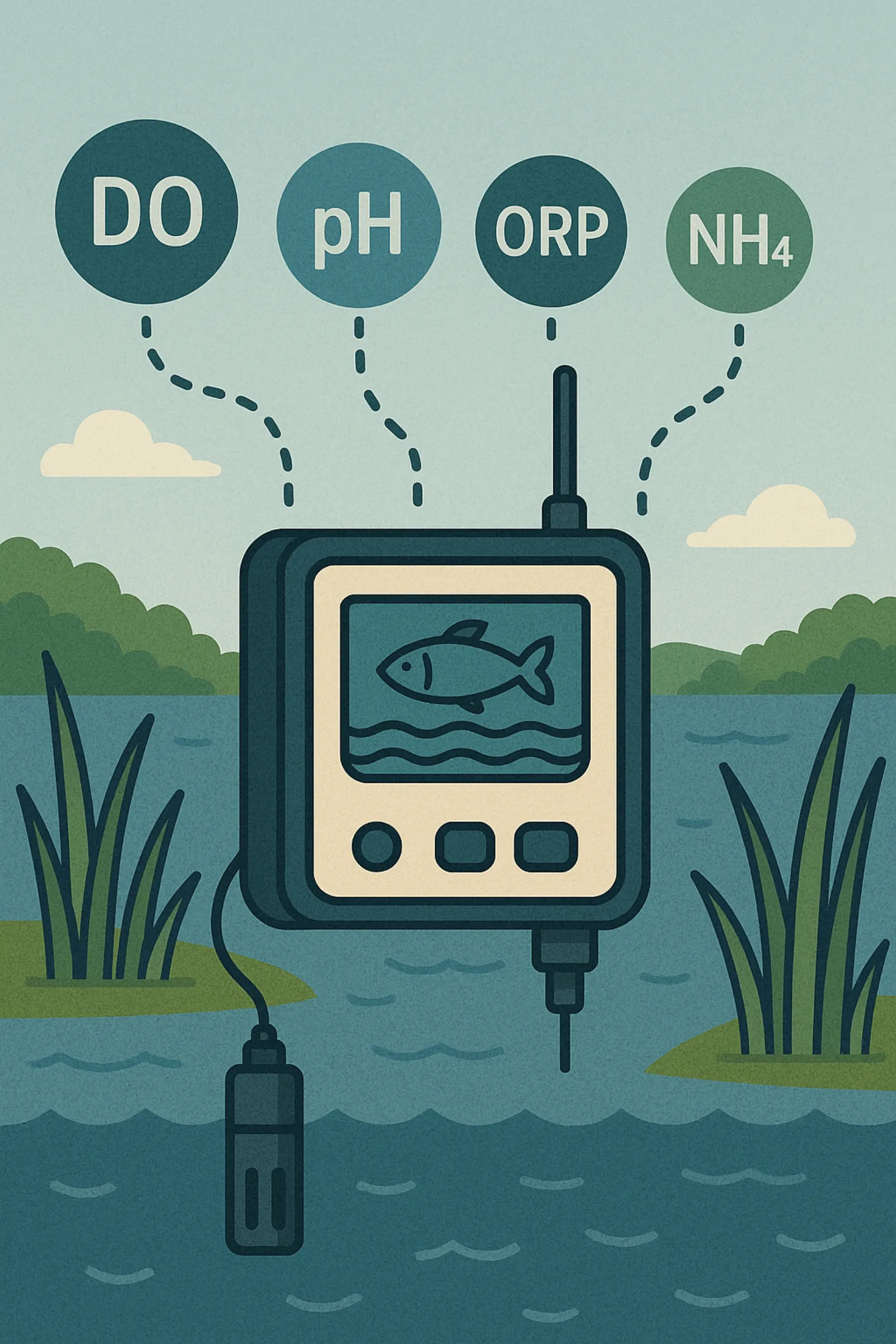 Shrimp Farm Monitoring System: Sensors, Setup, Alerts