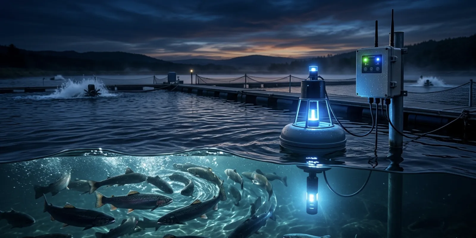 Prevent Overnight Fish Kills: DO Crash Detection & Alerts