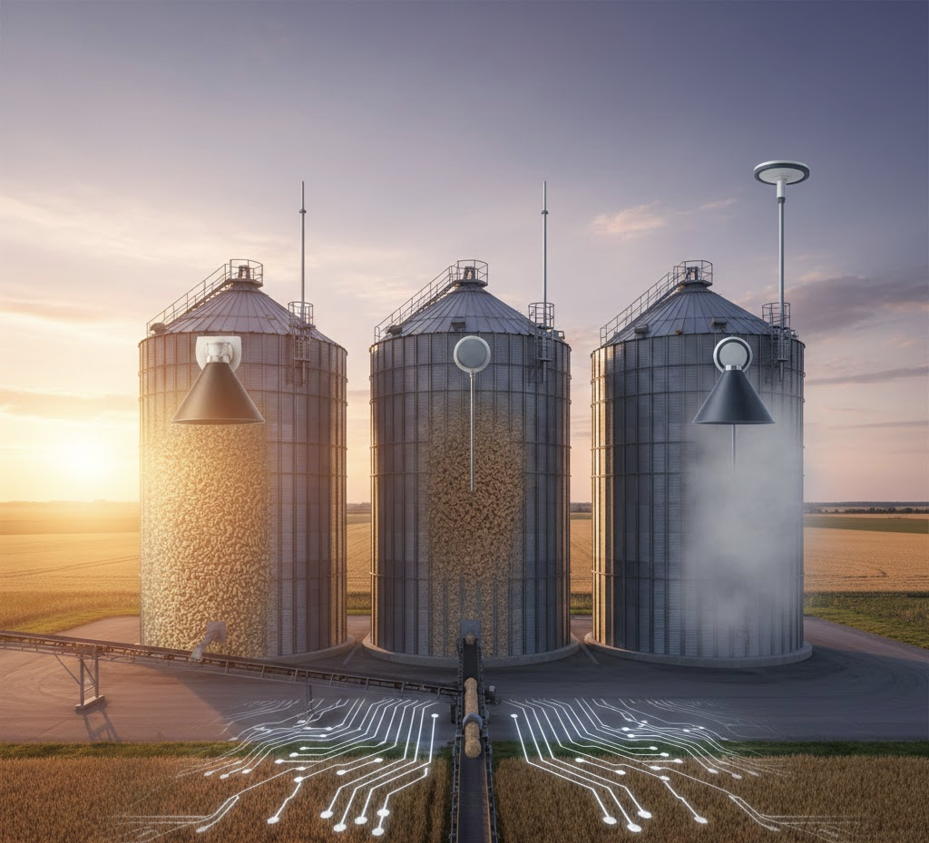 Silo Level Monitoring: How to Choose the Right Sensor for Grain, Feed & Powder