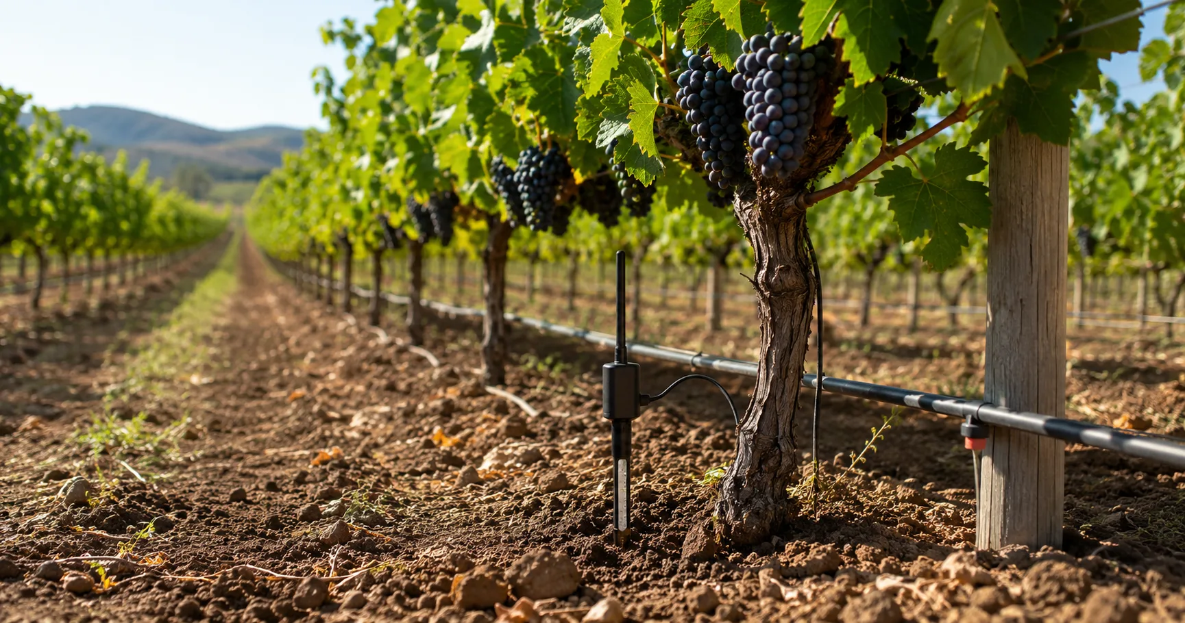 Soil Moisture Sensors for Vineyards: Deficit Irrigation Done Right